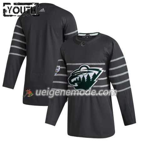 Kinder Minnesota Wild Trikot Blank Grau Adidas 2020 NHL All-Star Authentic